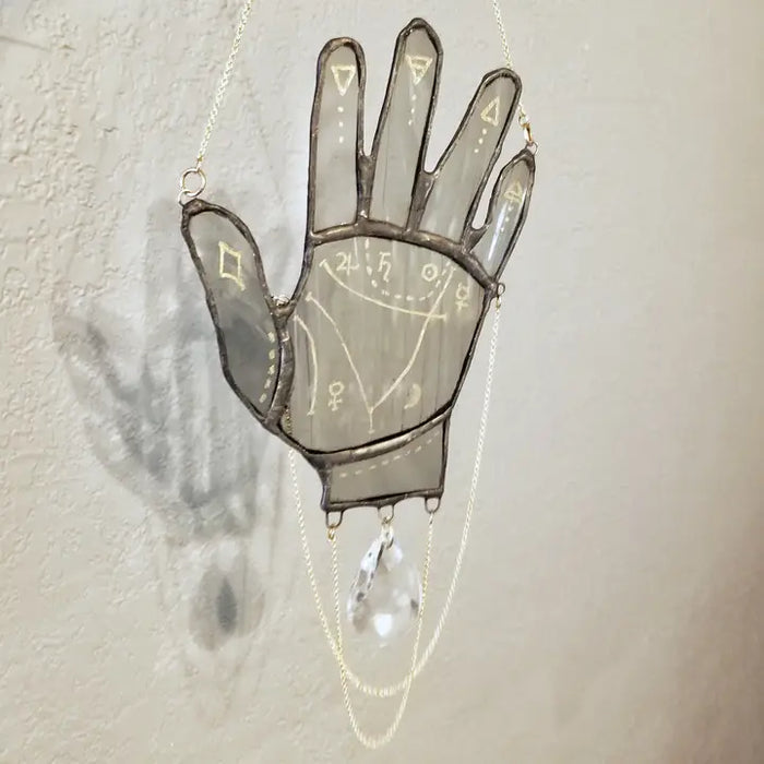 Lost & Found Palm Reader Hanging Stained Glass