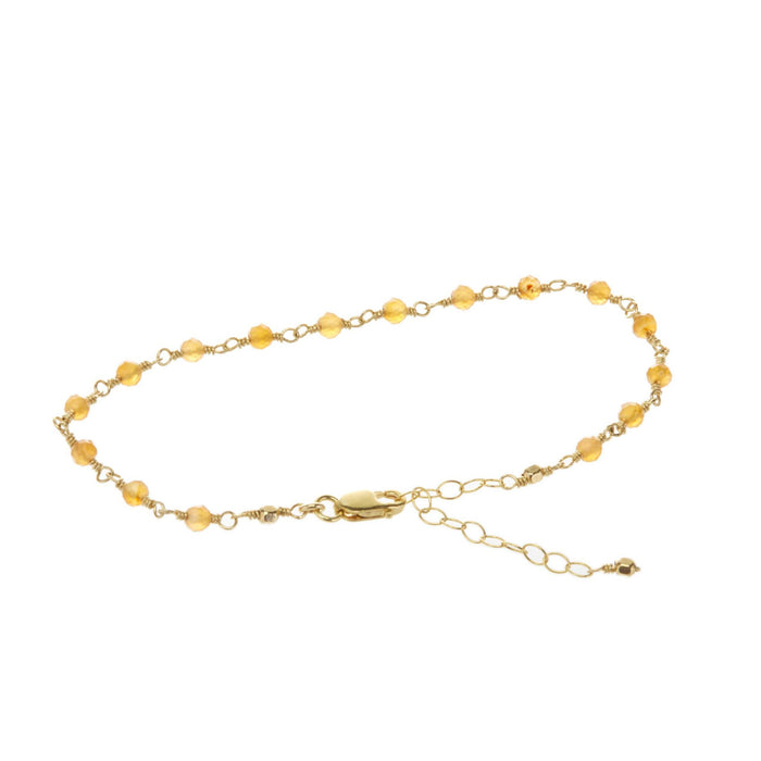 Machu Picchu Jewelry Co. Gold-filled Gemstone Bracelet with Carnelian