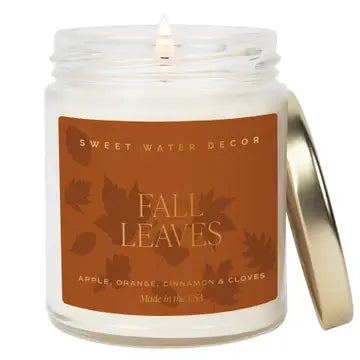 Sweet Water Decor Fall Leaves 9 oz Soy Candle