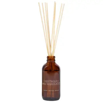 Sweet Water Decor Driftwood and Mahogany Amber Reed Diffuser