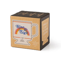 Chronicle Books Rise & Sigh Pedestal Mug