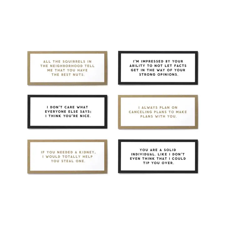 Chronicle Books Take a Compliment Card Set