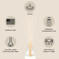 Sweet Water Decor Cashmere and Vanilla Clear Reed Diffuser