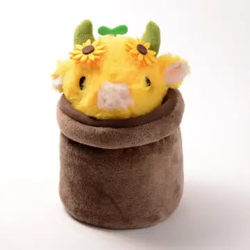 Alpacasews Sunflower Cow Plushie