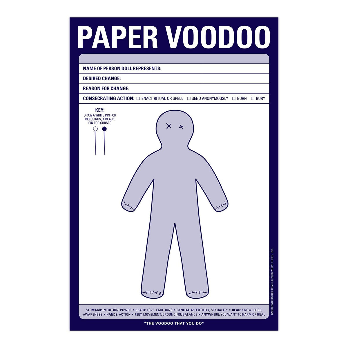 Knock Knock - Paper Voodoo Pad