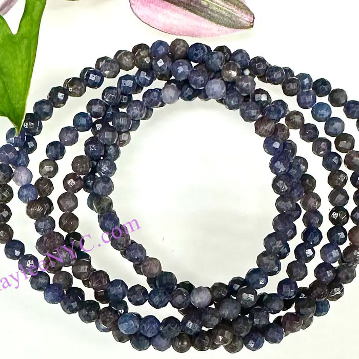 KayleeNYC Faceted Natural Sapphire Crystal Bracelet