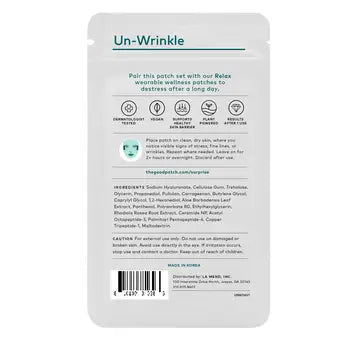 The Good Patch Un-Wrinkle Microdart Patches