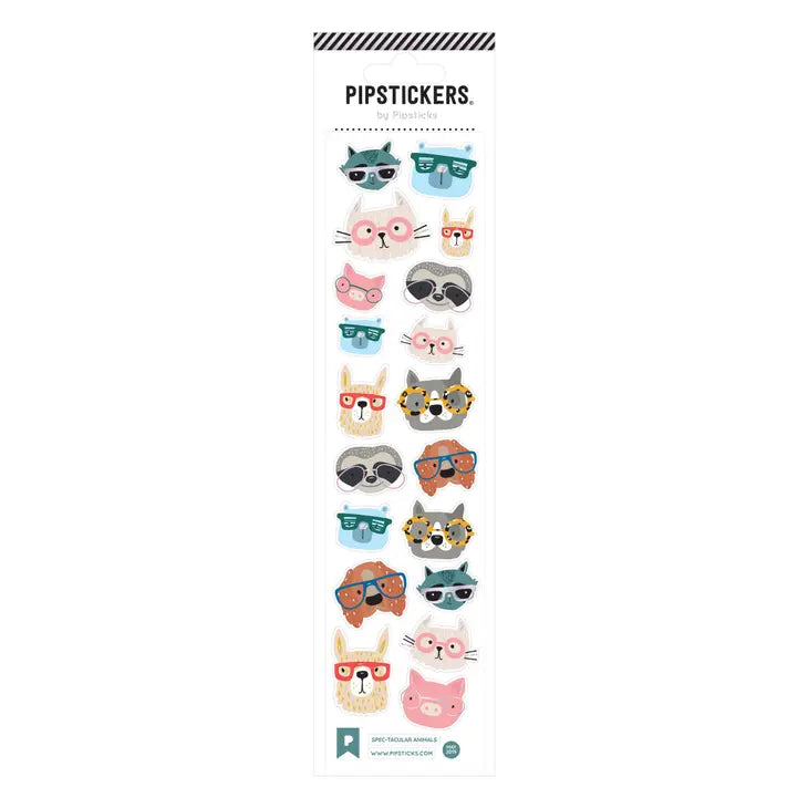 Pipsticks Spec-Tacular Animals Sticker Sheet