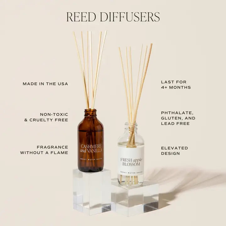 Sweet Water Decor Driftwood and Mahogany Amber Reed Diffuser