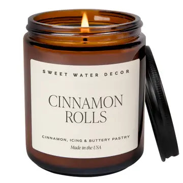 Sweet Water Decor Cinnamon Rolls 9 oz Soy Candle