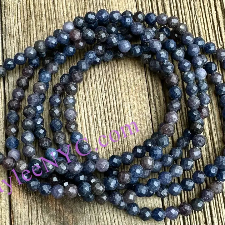 KayleeNYC Faceted Natural Sapphire Crystal Bracelet