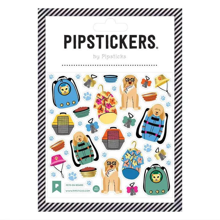 Pipsticks Pets on Board Sticker Sheet