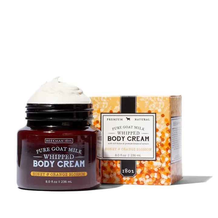 Beekman 1802 Honey & Orange Blossom Whipped Body Cream 8 oz.