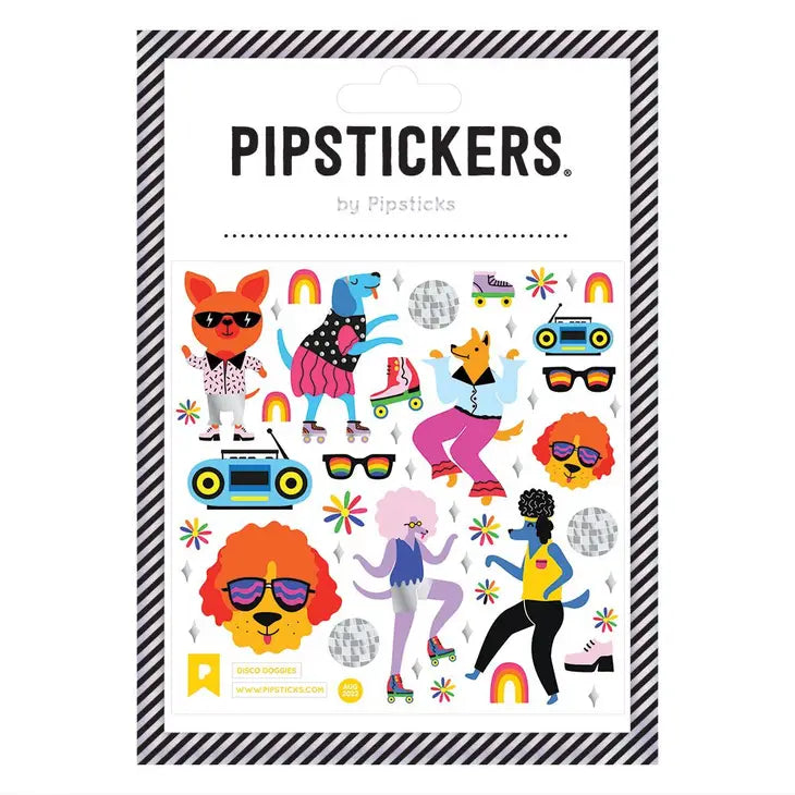 Pipsticks Disco Doggies Sticker Sheet