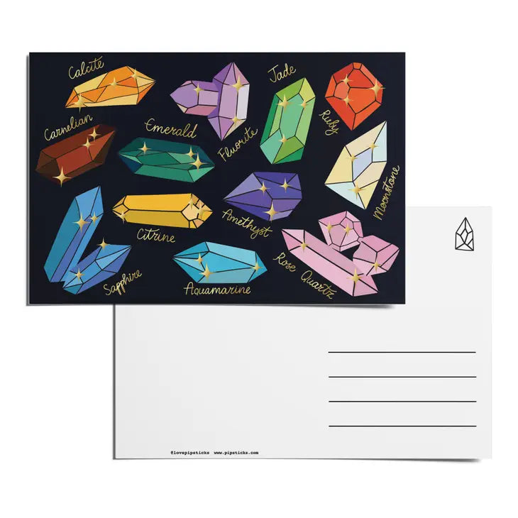 Pipsticks Energy Crystals Postcard Pack