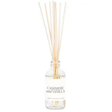 Sweet Water Decor Cashmere and Vanilla Clear Reed Diffuser