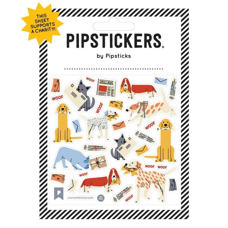 Pipsticks Fetching Fidos Sticker Sheet
