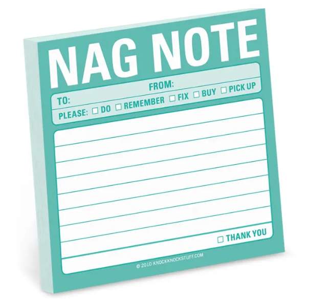 Knock Knock Sticky Note Nag Note