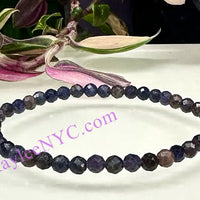 KayleeNYC Faceted Natural Sapphire Crystal Bracelet