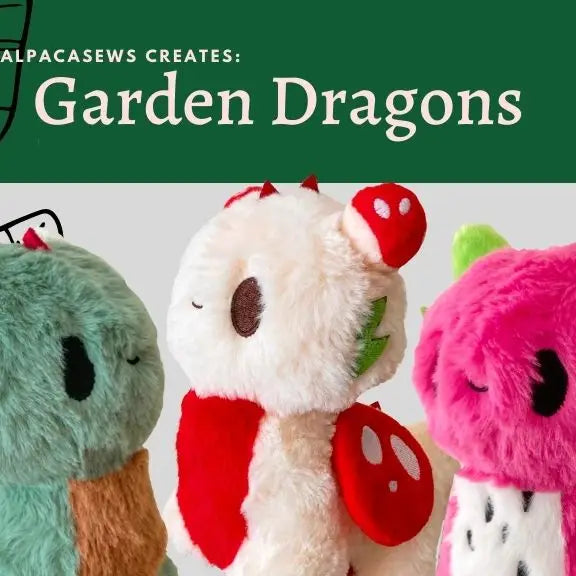 Alpacasews Baby Dragonfruit Dragon Plushie