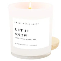 Sweet Water Decor Let It Snow 11 oz Soy Candle