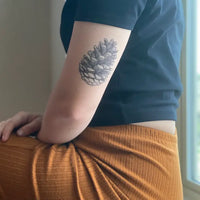 NatureTats Pinecone Temporary Tattoo