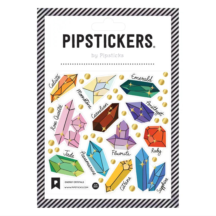 Pipsticks Energy Crystals Sticker Sheet