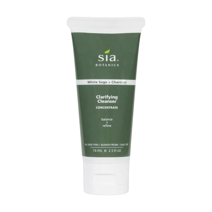 Sia Botanics Clarifying Cream Cleanser - White Sage + Charcoal