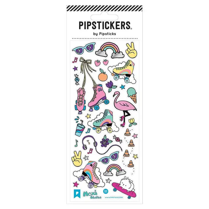 Pipsticks The Good Times Roll by Moxi Skates Sticker Sheet
