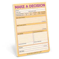 Knock Knock - Make A Decision Pad (Pastel Version)